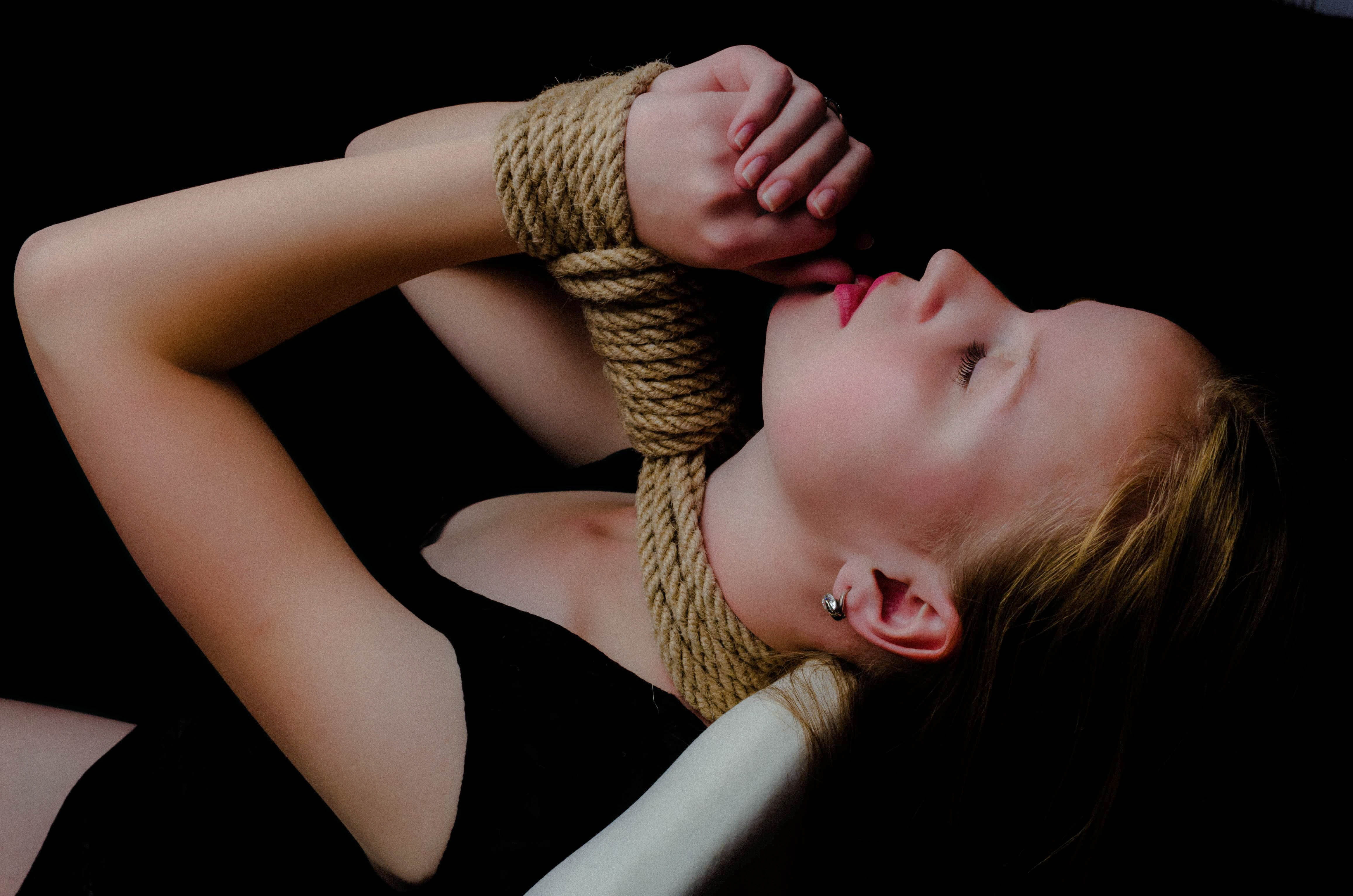 adhem ahmed add sexy blonde tied up photo