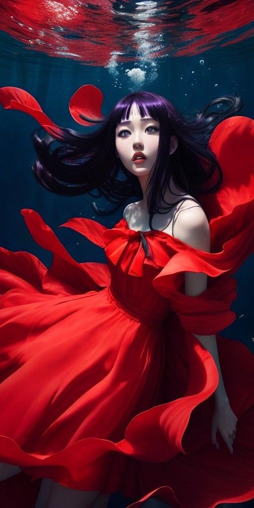 dolma lama add hinata red dress photo