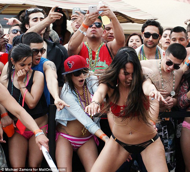 donnabella javier add spring break groped photo