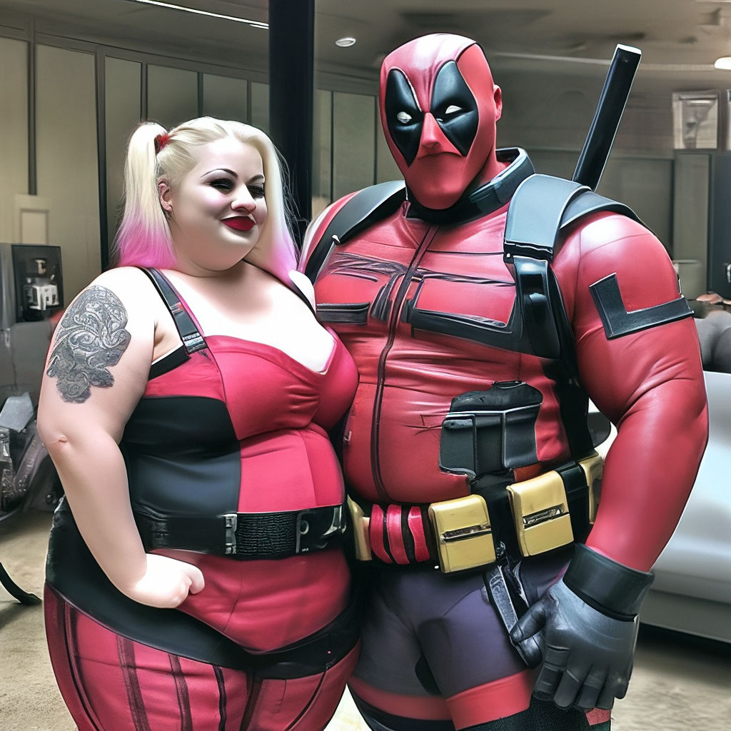 chizoba offor add fat harley quinn photo