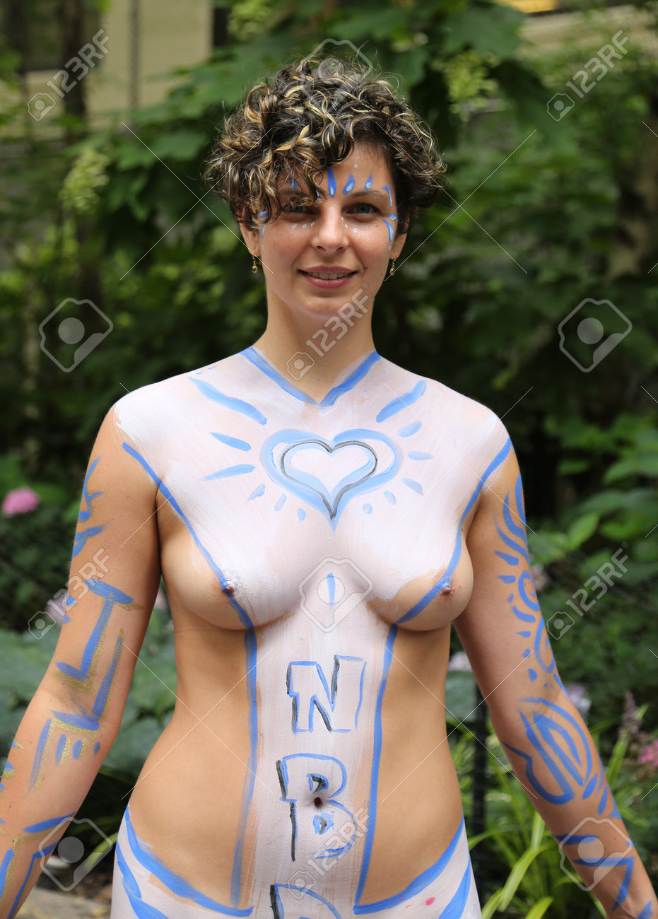 ana maria vernaza add body painting nude image