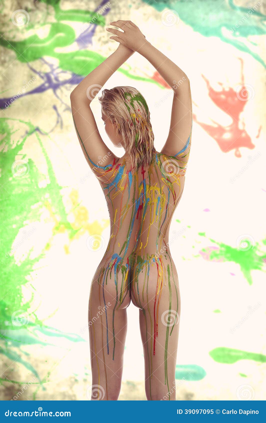 delio moreno add body painting nude photo