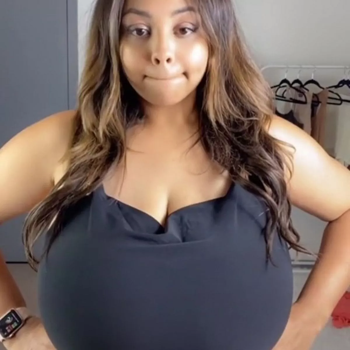 dani dani dani add ebony showing tits photo