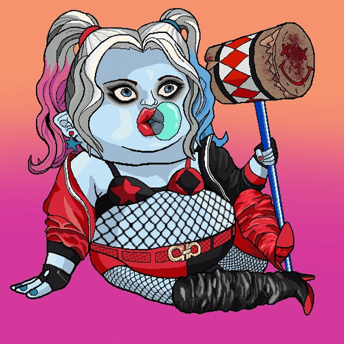 ave dorado add fat harley quinn photo