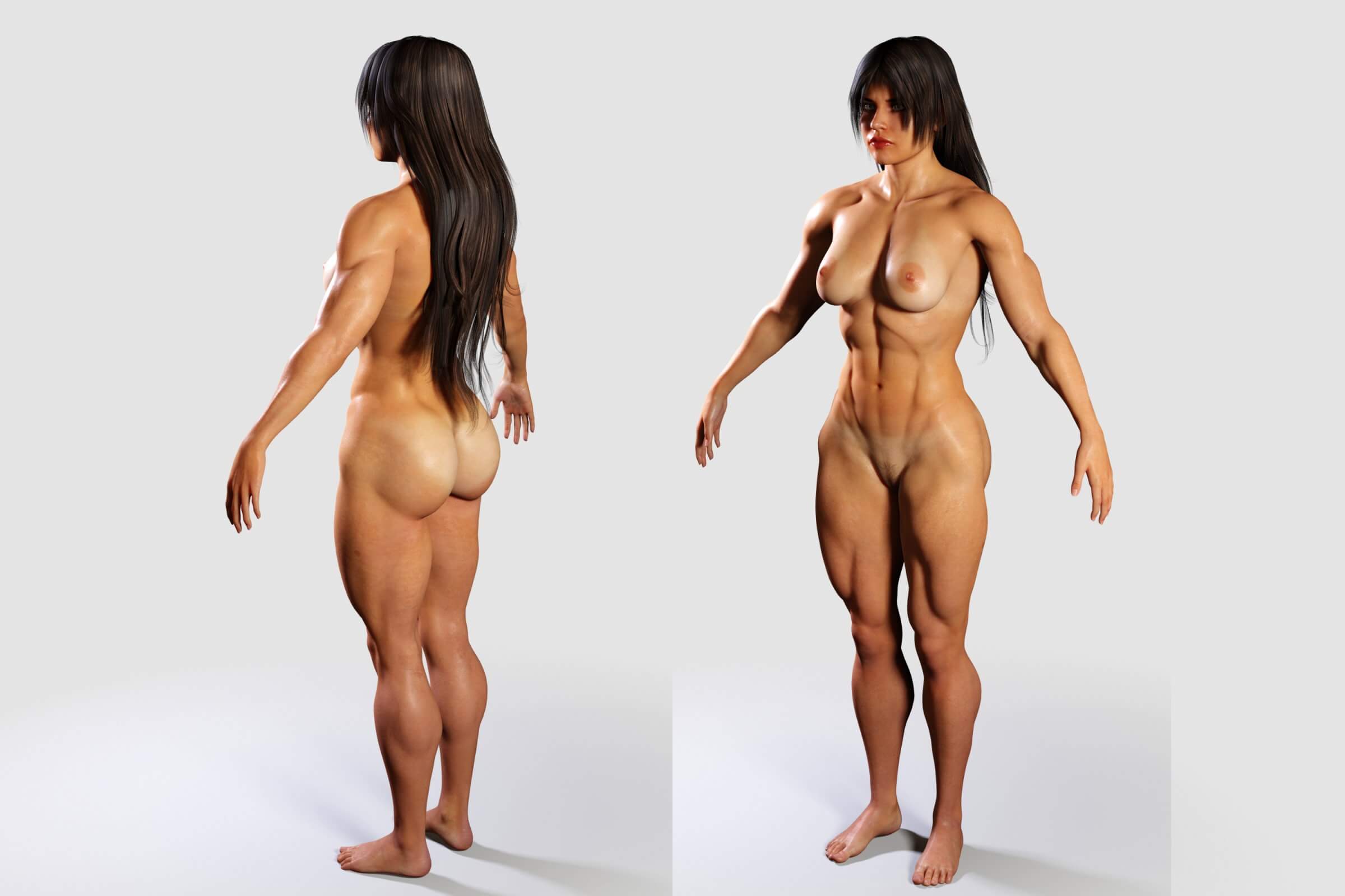 barbie kuhn add muscular babes nude photo