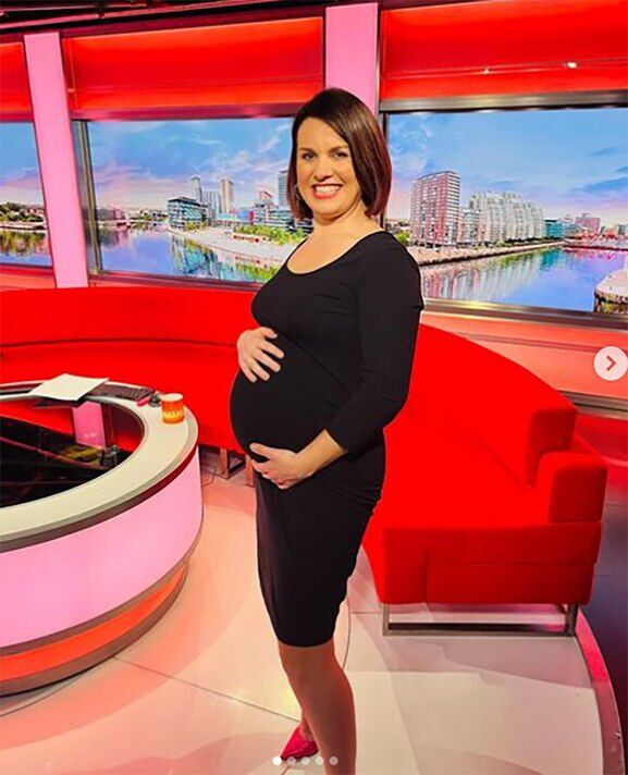 debbie organ add pregnant wife bbc photo