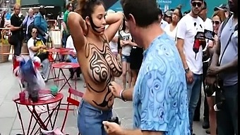 dan althoff add public boob grab image