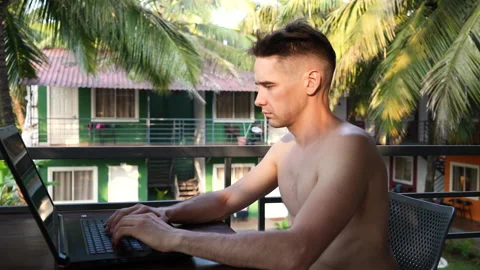 arjan hoxha add working outside naked image